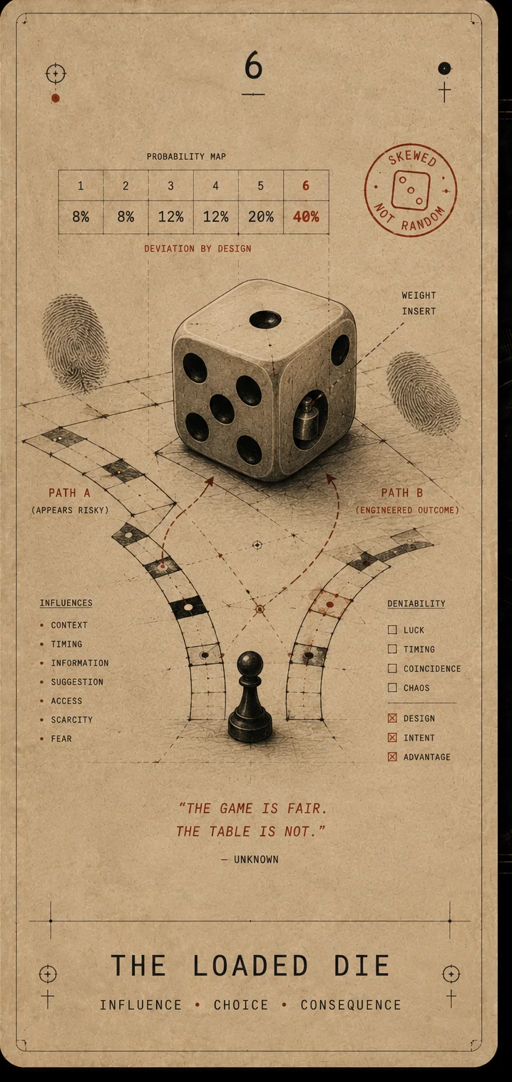 The Loaded Die tarot card