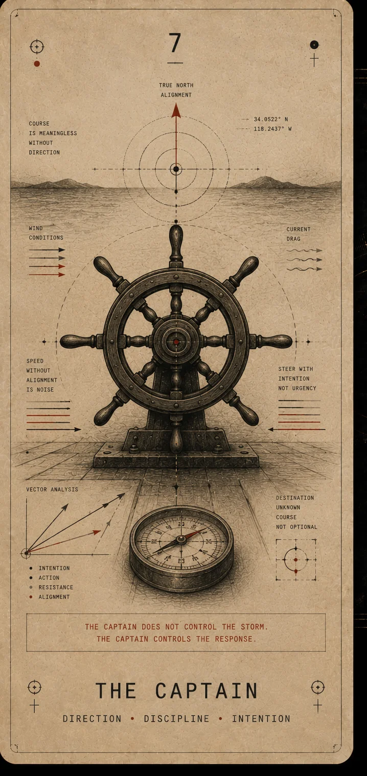 The Captain tarot card