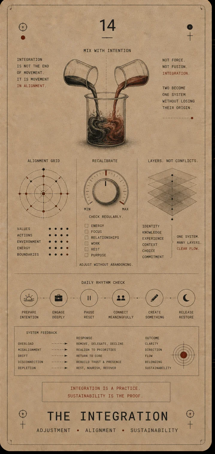 The Integration tarot card